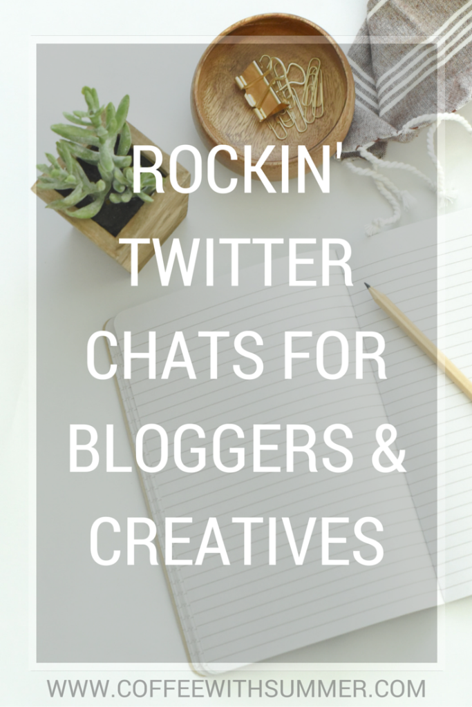 Rockin' Twitter Chats For Bloggers & Creatives | Coffee With Summer