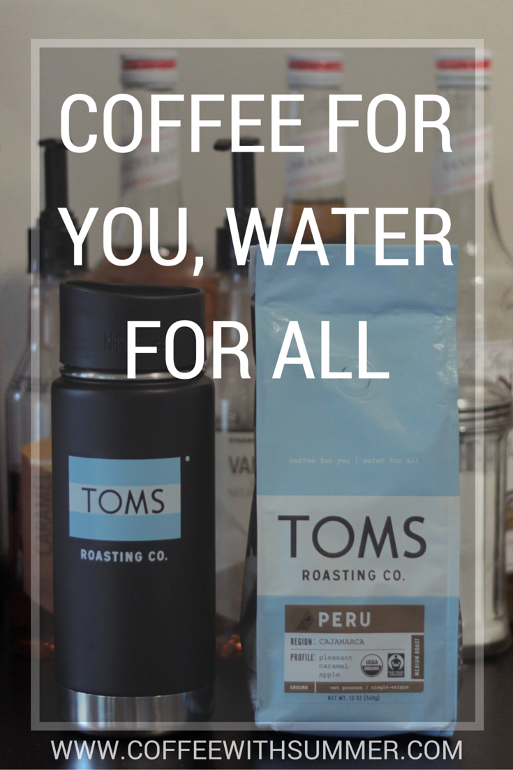 Coffee For You, Water For All