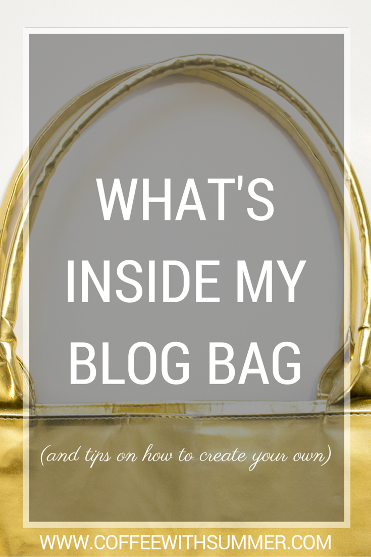What’s Inside My Blog Bag