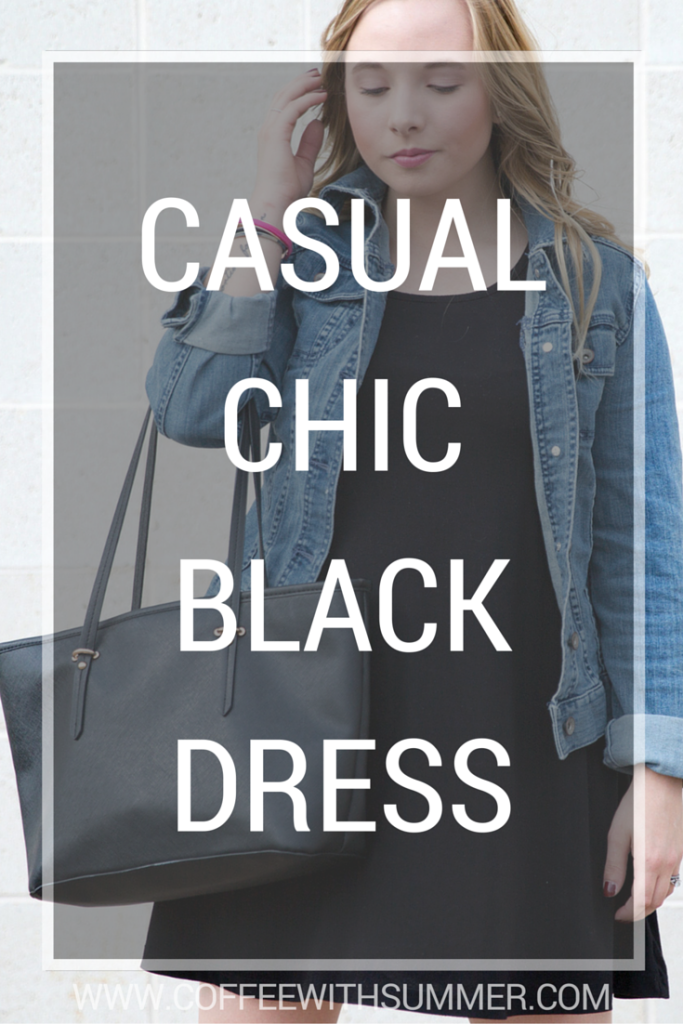 Casual Chic Black Dress | Coffee With Summer