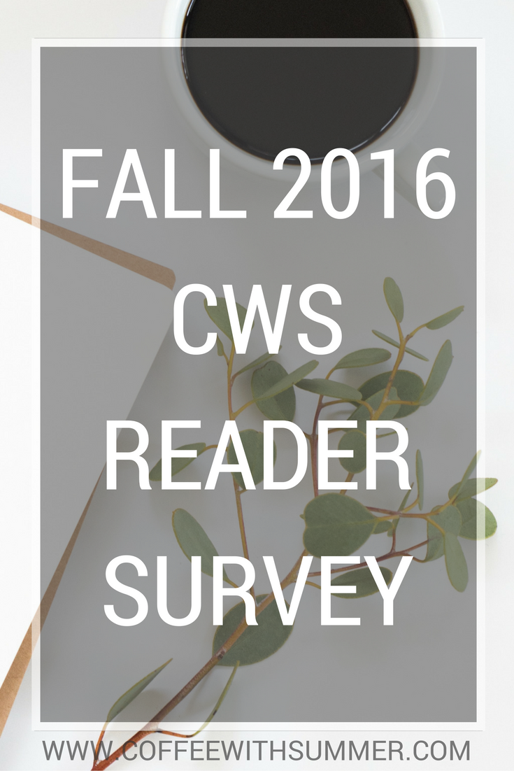 Fall 2016 CWS Reader Survey