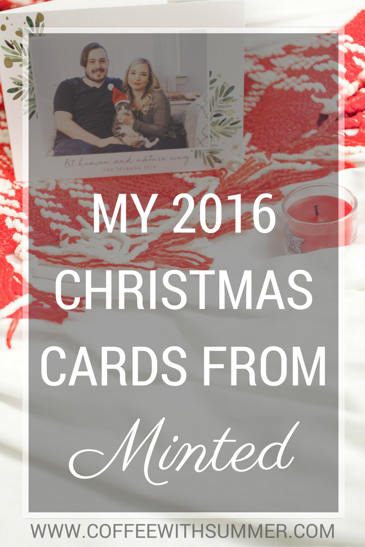 My 2016 Christmas Cards From Minted