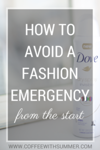 How To Avoid A Fashion Emergency (From The Start) | Coffee With Summer