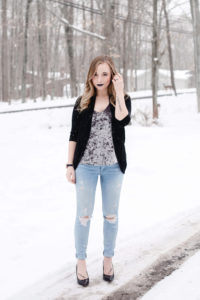 Velvet Tank Top (Winter To Spring Outfit) | Coffee With Summer