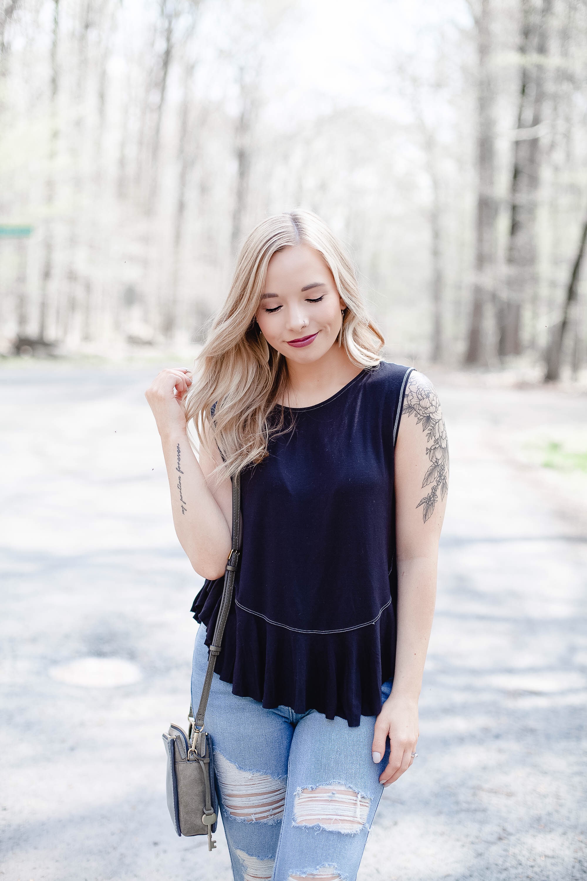 Edgy Weekend Outfit | Free People Top | Coffee With Summer