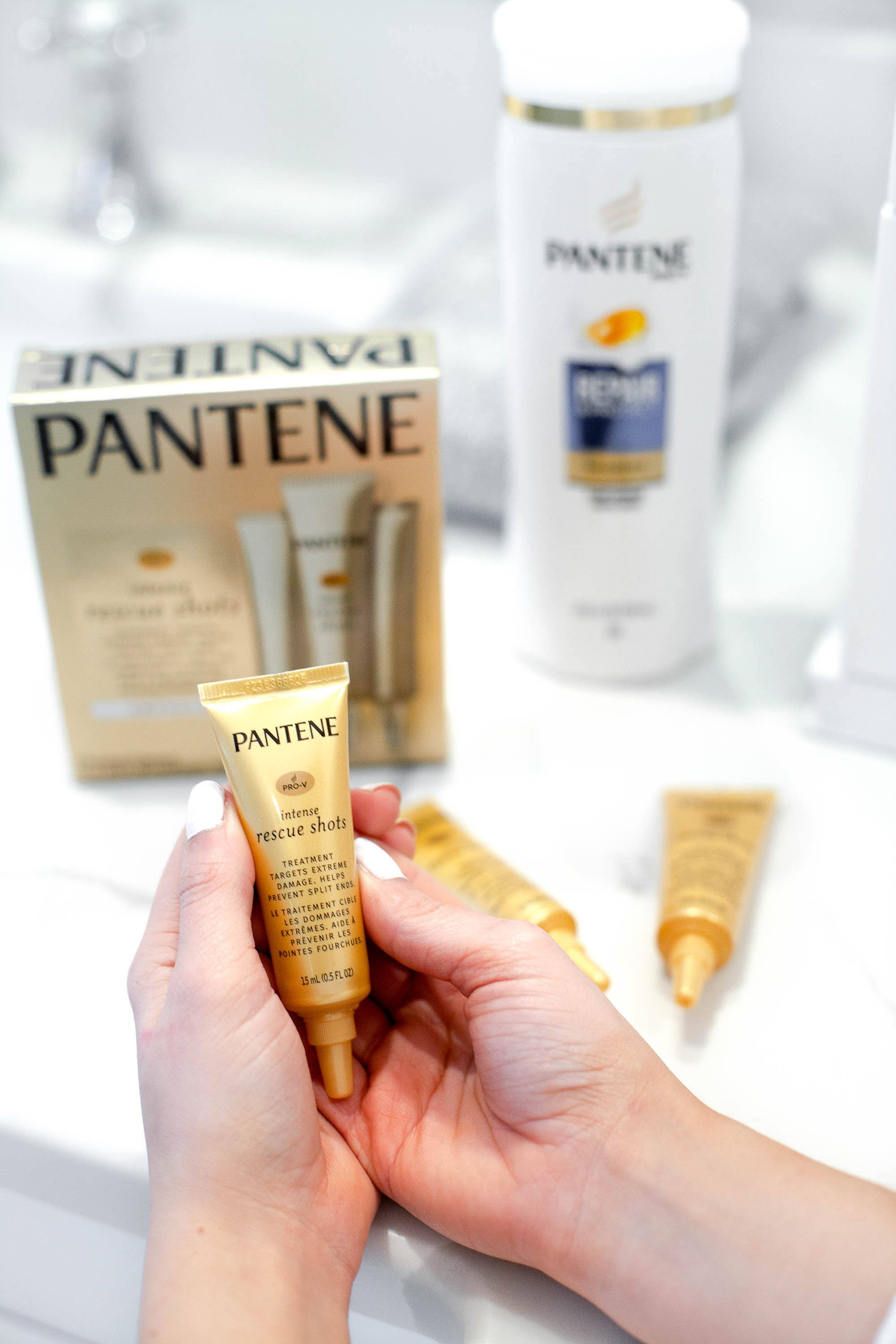 Caring For My Hair With Pantene Rescue Shots