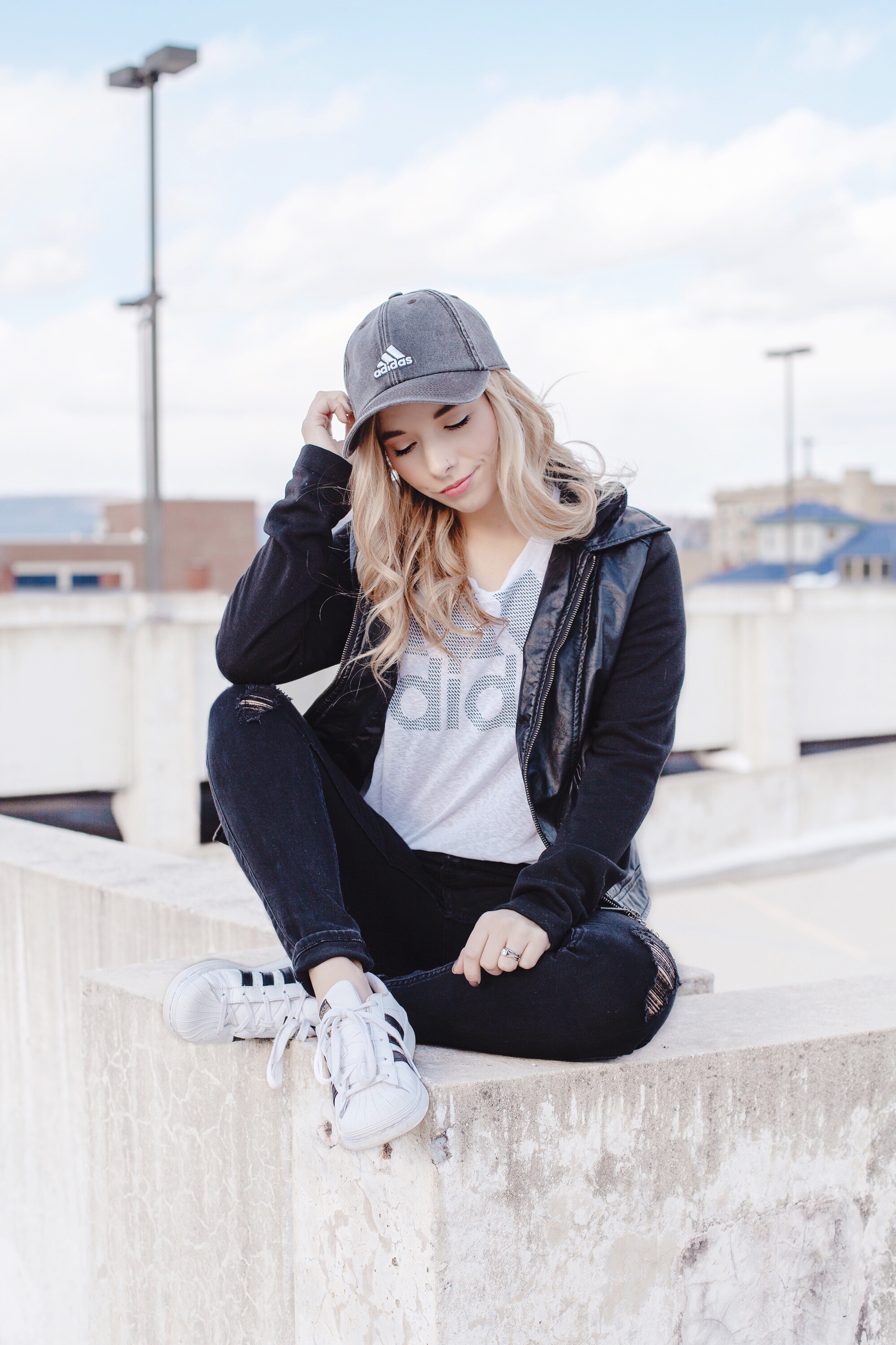 adidas cap outfit