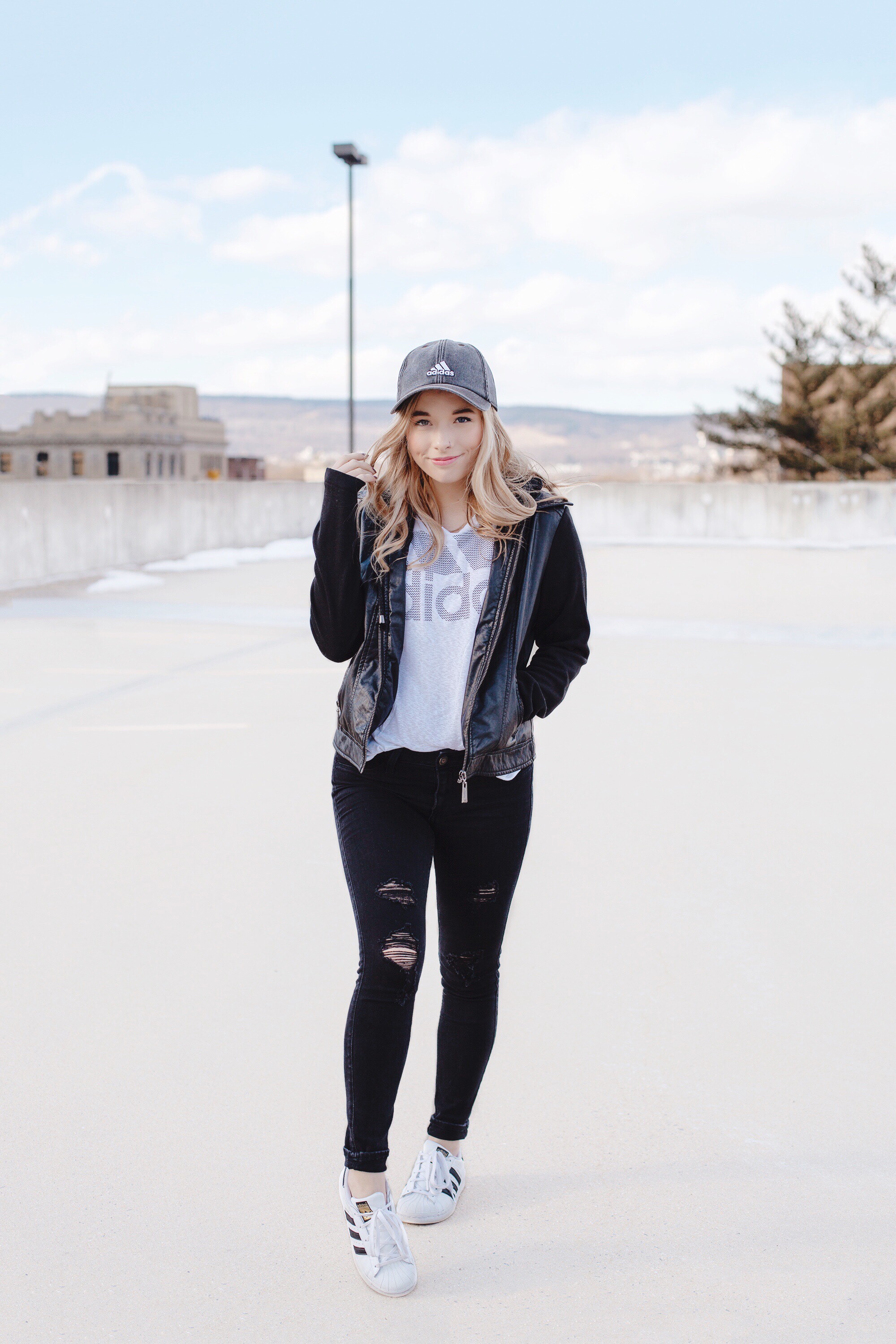 Edgy Street Style With Adidas