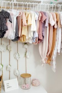 Baby Girl Nursery Closet