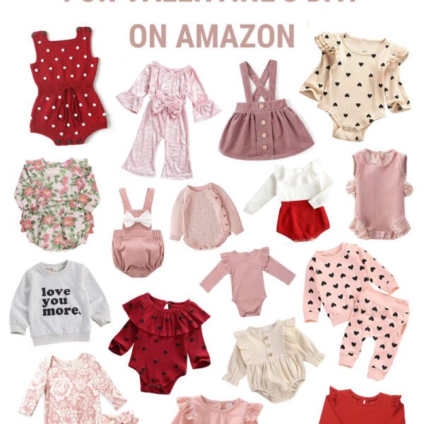 Cute Baby Girl Outfits For Valentine’s Day On Amazon