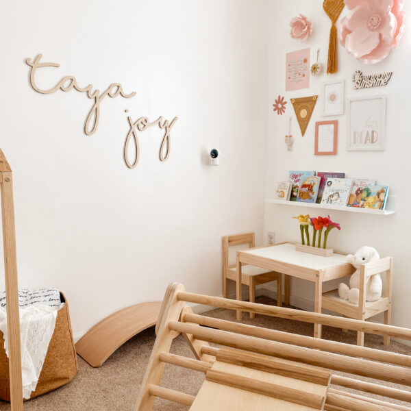 Taya’s Boho Flower Child Toddler Room Updates
